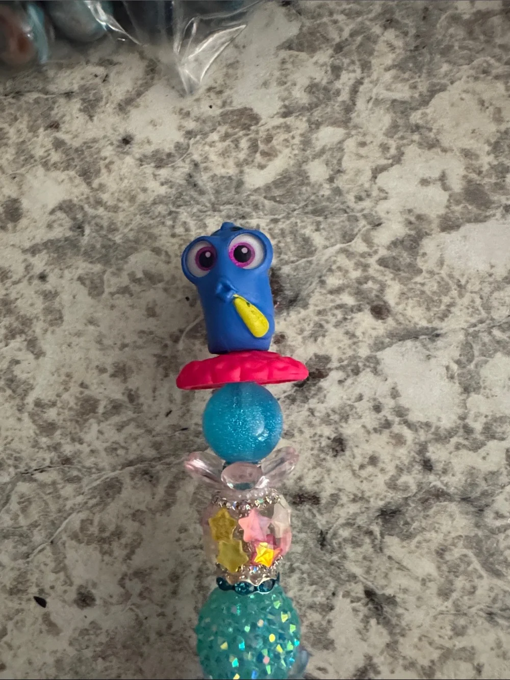 NWOT Disney Doorables Dory Beaded Pen Handmade by Me
